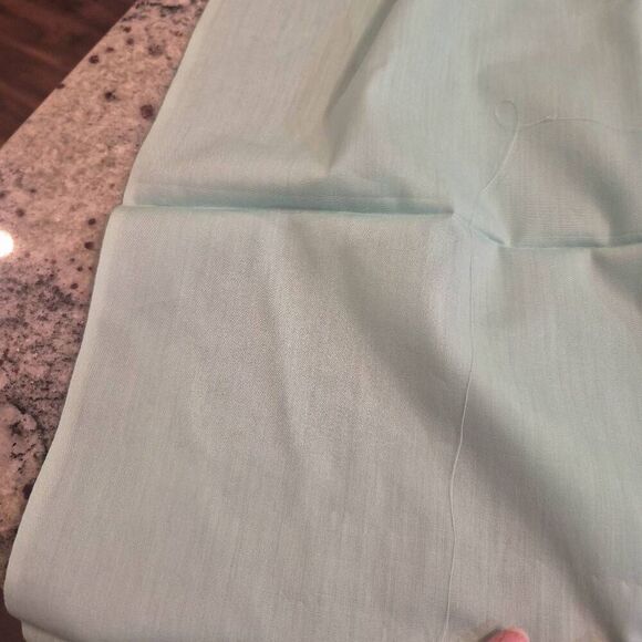 Fabric, Dark Mint Green Cotton Batiste 45" wide x 1/2 yd - Picture 4 of 4